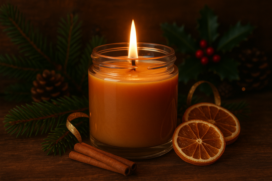 holiday candle